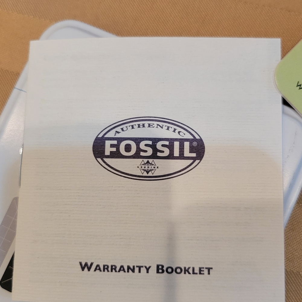 Fossil Silver Watch with Crystal Accents - Picture 9 of 10